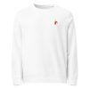 sudadera volvan blanca minimalista