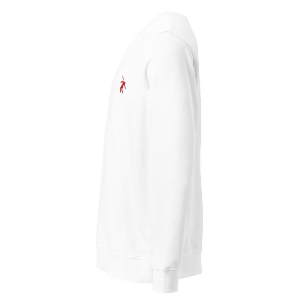 sudadera volvan detalle bordado rojo